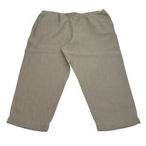 J.Jill love linen women’s pull on wide legs lounge travel comfort pants